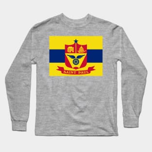 Flag of St Paul, Minnesota Long Sleeve T-Shirt